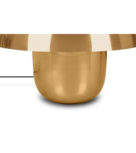 KARE lampa stołowa MUSHROOM mosiężna 44 cm