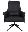 Fotel VICTOR czarny PU