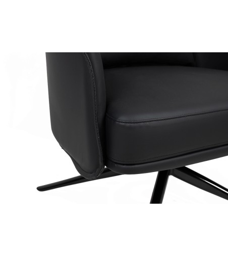 Fotel VICTOR czarny PU
