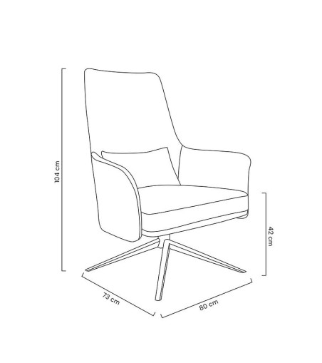 Fotel VICTOR czarny PU