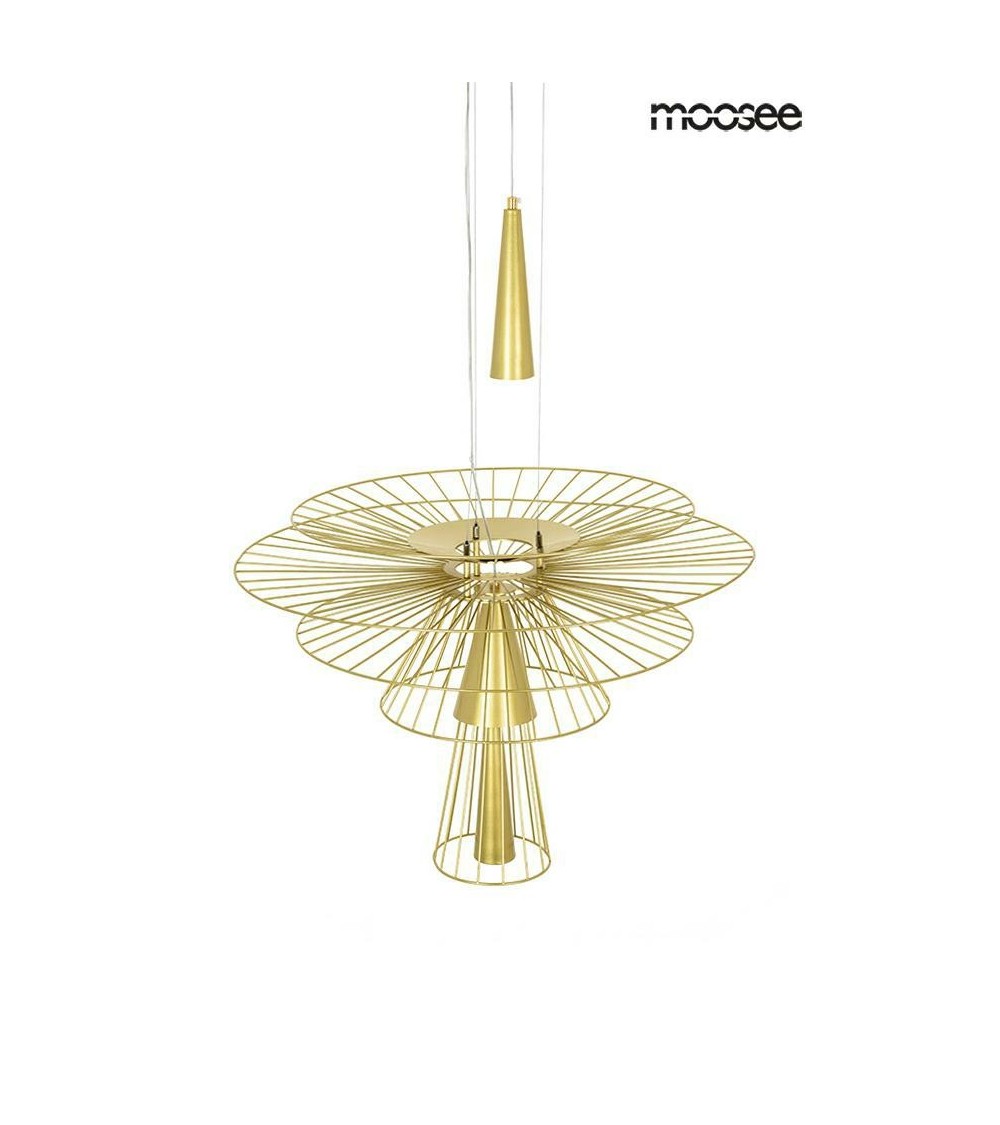 MOOSEE lampa wisząca SESTO złota