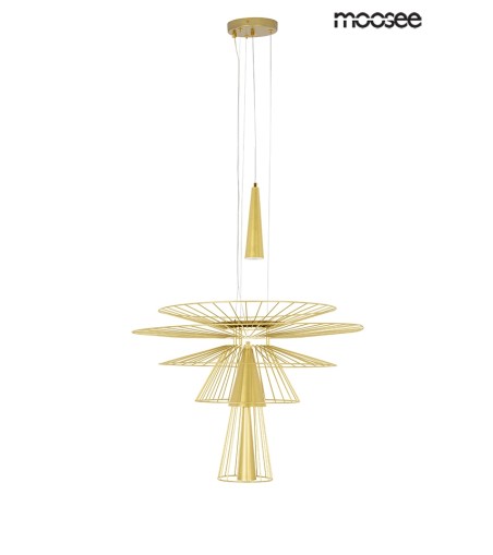 MOOSEE lampa wisząca SESTO złota