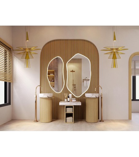 MOOSEE lampa wisząca SESTO złota