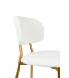 Krzesło FABIOLA BOUCLE białe
