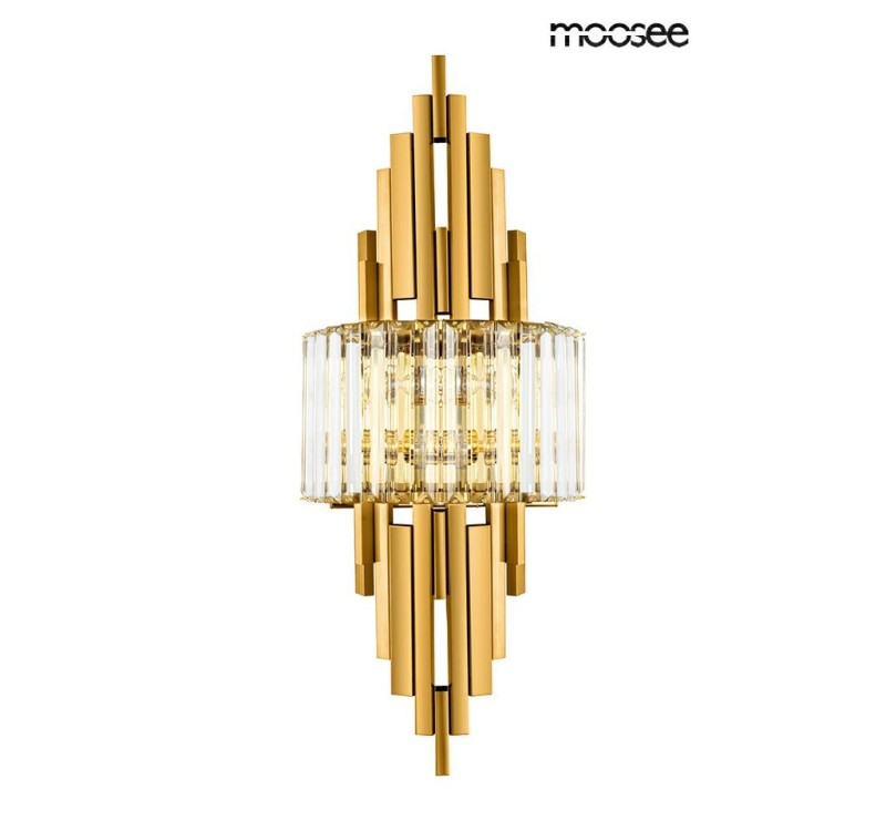 MOOSEE lampa ścienna TOWERS złota