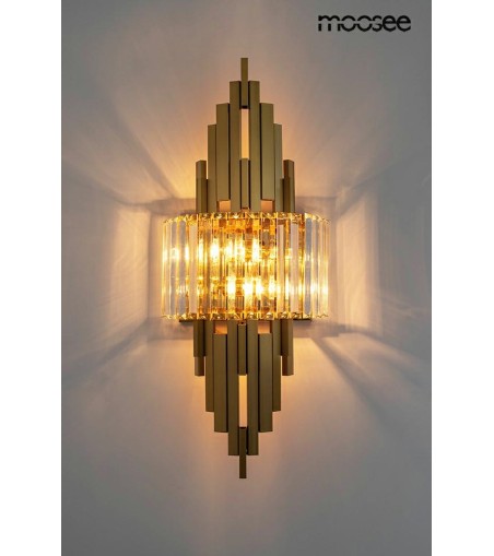MOOSEE lampa ścienna TOWERS złota