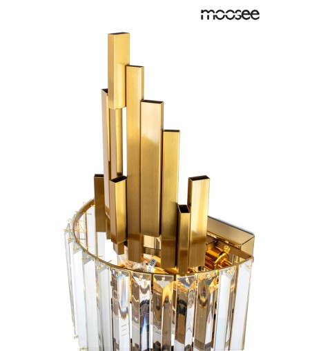 MOOSEE lampa ścienna TOWERS złota