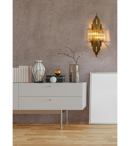 MOOSEE lampa ścienna TOWERS złota