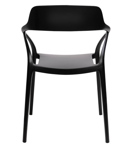 Krzesło GLORIA czarne - polipropylen