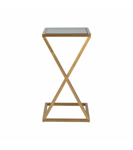 RICHMOND stolik PARAMOUNT złoty - szkło, stal polerowana