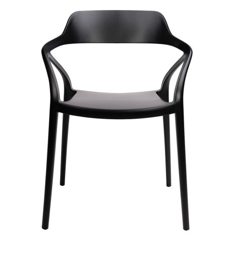 Krzesło GLORIA czarne - polipropylen