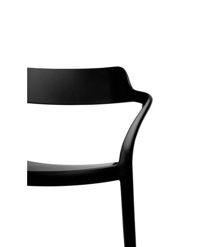 Krzesło GLORIA czarne - polipropylen