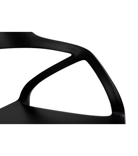 Krzesło GLORIA czarne - polipropylen