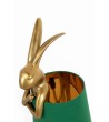 KARE lampa stołowa RABBIT 68 cm  złota / zielona