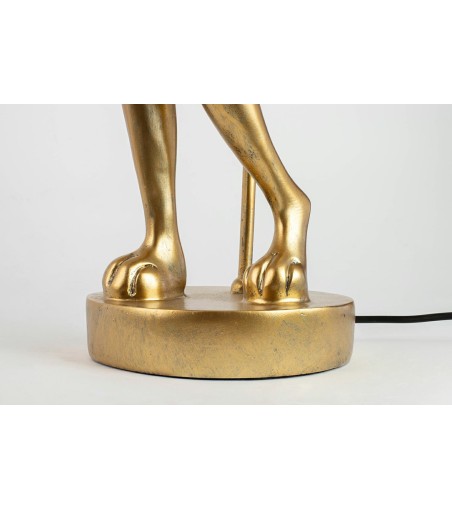 KARE lampa stołowa RABBIT 68 cm  złota / zielona