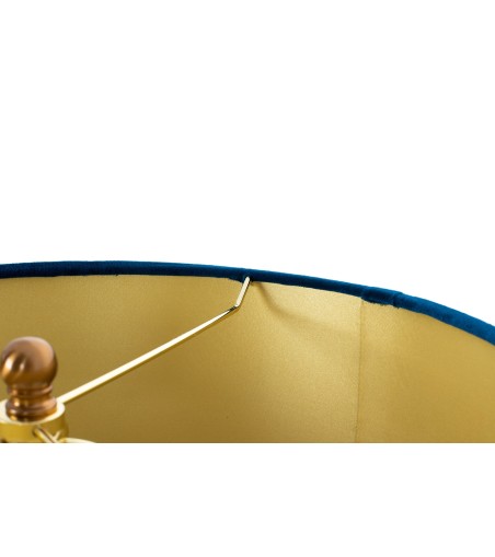 KARE lampa stołowa PARROT 84 cm niebieska