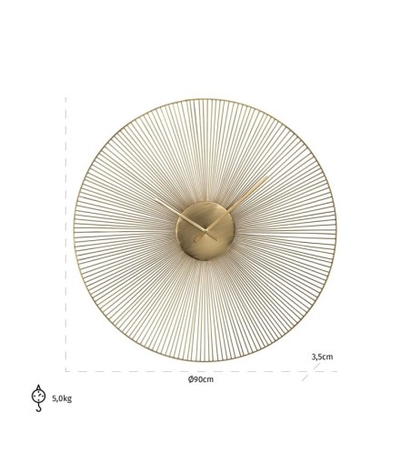 RICHMOND zegar AUDREY złoty