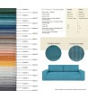 Sofa PILLOW z funkcją spania - I grupa tkanin