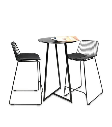 Stolik barowy ALLEN 60 czarny