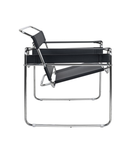 Fotel IVAN czarny - ekoskóra