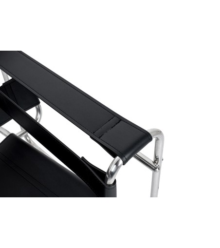 Fotel IVAN czarny - ekoskóra