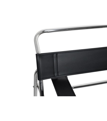 Fotel IVAN czarny - ekoskóra