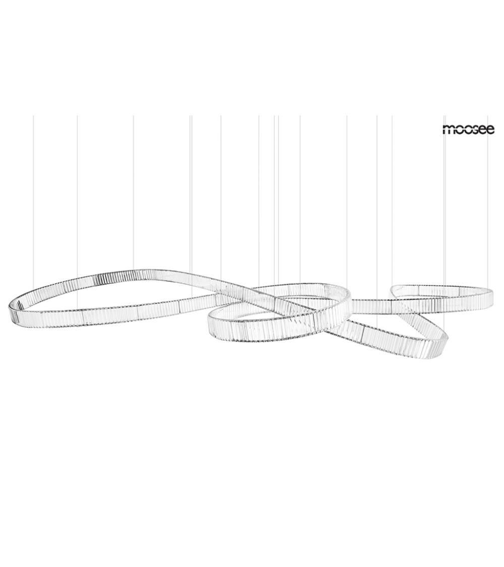MOOSEE lampa wisząca WAVE 380 chrom