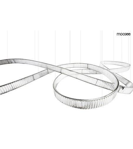 MOOSEE lampa wisząca WAVE 380 chrom