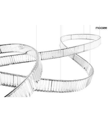 MOOSEE lampa wisząca WAVE 380 chrom