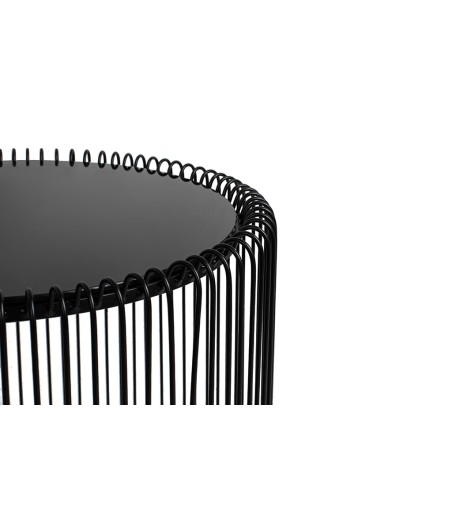 KARE zestaw stolików kawowych WIRE 44 cm czarny