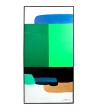 KARE obraz ABSTRACT SHAPES GREEN  73x143 cm