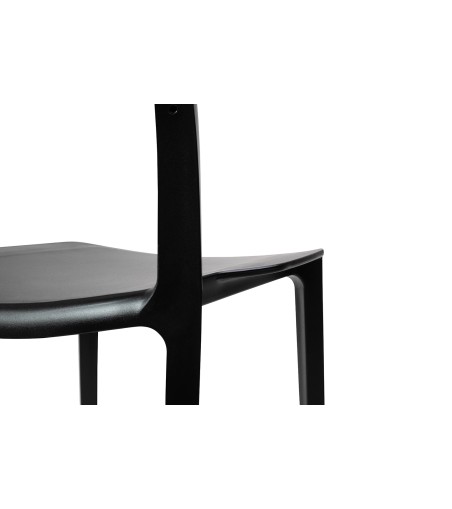 Krzesło AGAT PREMIUM czarne - polipropylen