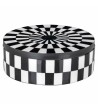 RICHMOND pojemnik dekoracyjny NORE biało-czarny