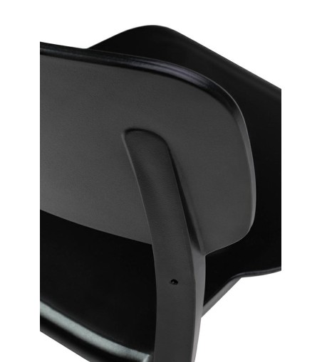 Krzesło AGAT PREMIUM czarne - polipropylen