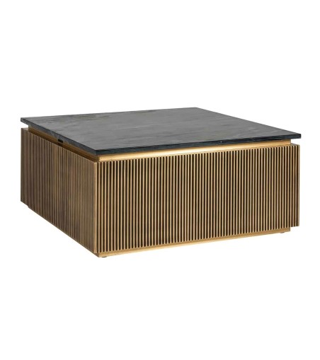 RICHMOND stolik kawowy IRONVILLE -        marmur, metal, MDF, sklejka brzozowa