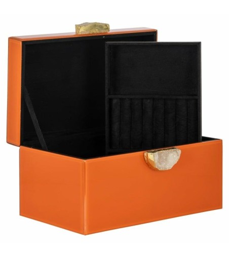 RICHMOND pojemnik na biżuterię LIA pomarańczowy