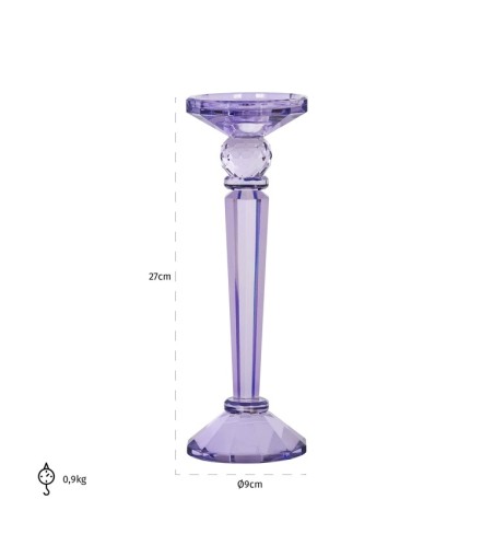 RICHMOND świecznik MICA fioletowy
