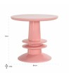 RICHMOND stolik JOSY różowy