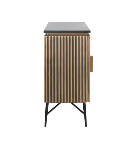 RICHMOND komoda IRONVILLE - marmur, metal, MDF, sklejka brzozowa