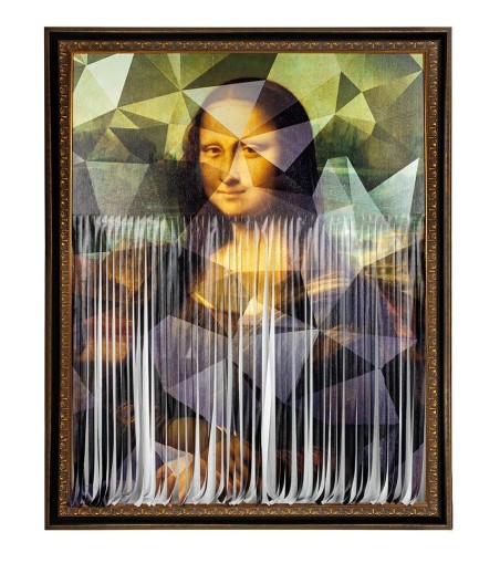 KARE obraz MADEMOISELLE LISA 130x163cm