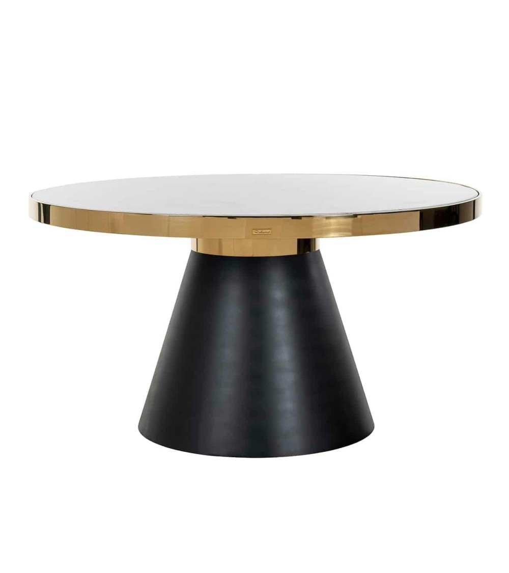 RICHMOND stół ODIN 140 cm - konglomerat, stal nierdzewna