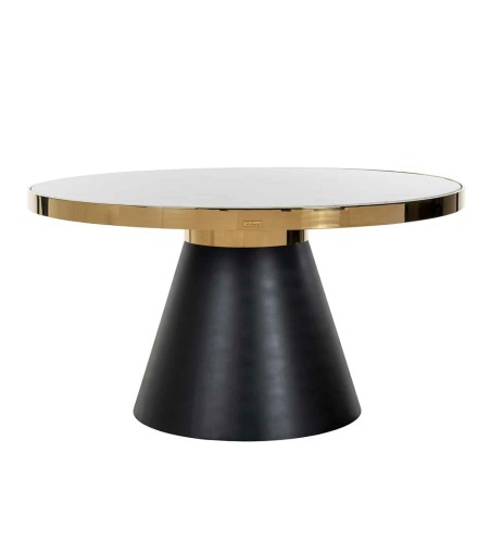 RICHMOND stół ODIN 140 cm - konglomerat, stal nierdzewna