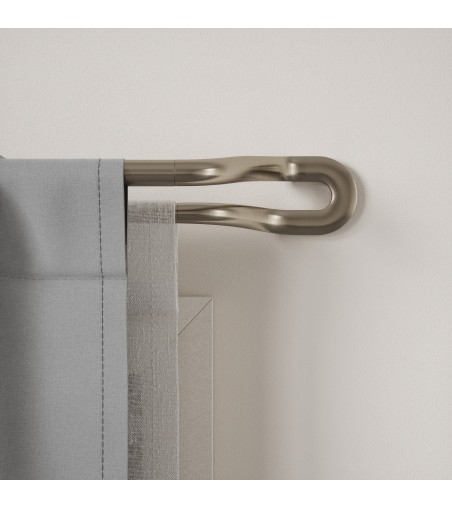 UMBRA karnisz MIDNIGHT 107 - 305 cm srebrny