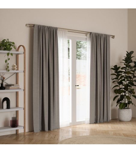 UMBRA karnisz MIDNIGHT 107 - 305 cm srebrny