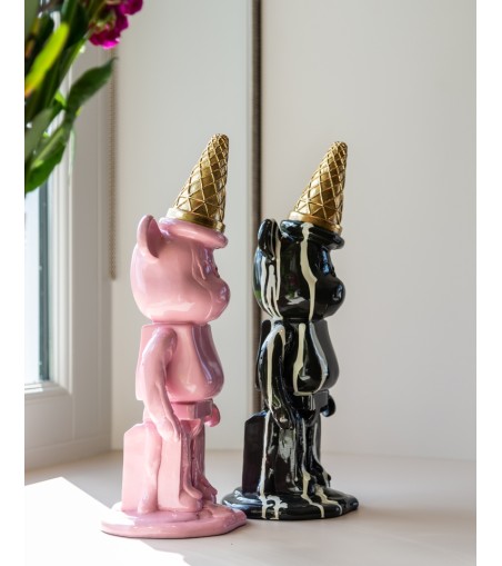 RICHMOND dekoracja ICEBEAR różowa