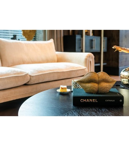 RICHMOND podpórka do książek KISS złota