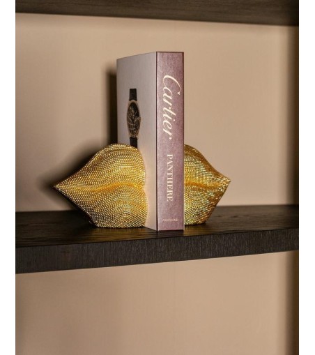 RICHMOND podpórka do książek KISS złota