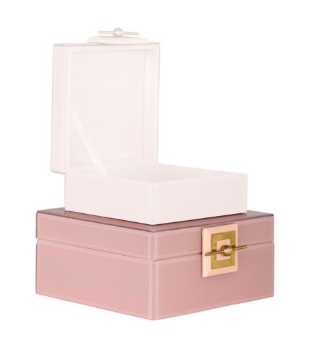 RICHMOND pojemnik na biżuterię BODINE L   różowy