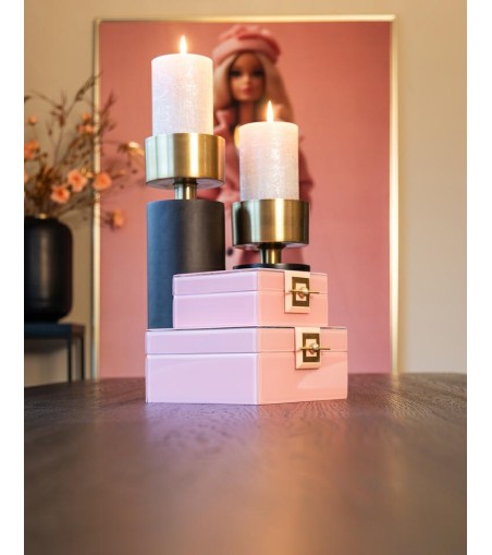 RICHMOND pojemnik na biżuterię BODINE L   różowy