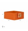 RICHMOND pojemnik na biżuterię BODINE S   pomarańczowy